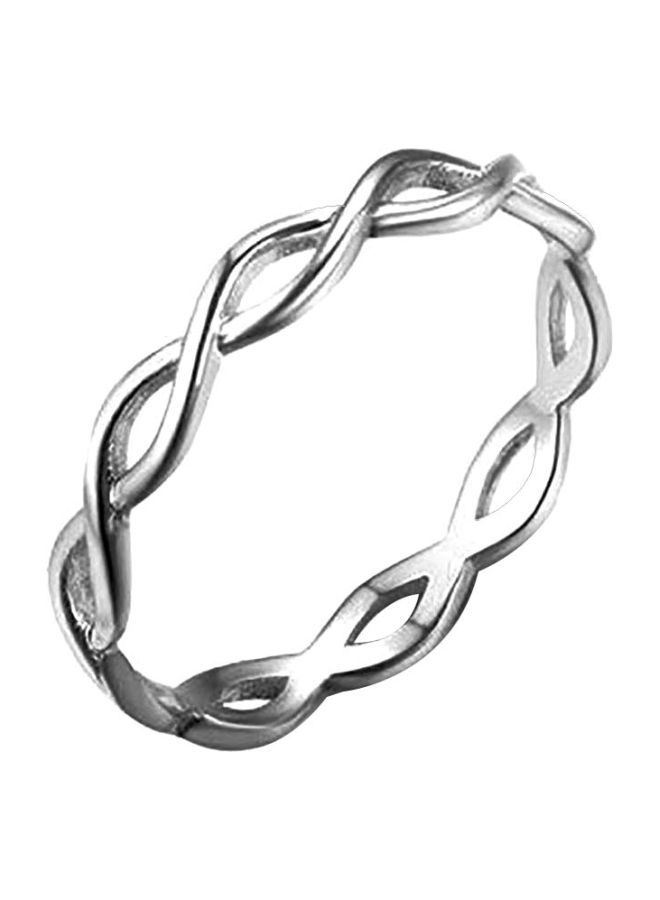 NIBEMINENT 925 Sterling Silver Braided Ring - Image 1