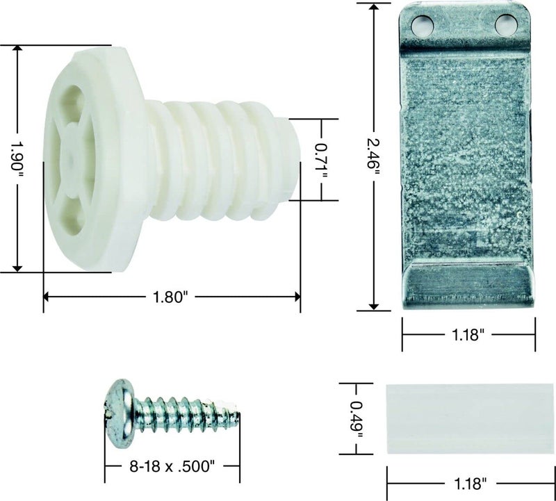 ويرلبول مجموعة المكدس W10869845 من ويرلبول للمجفف القياسي والطويل - Image 3