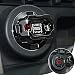 Tybasthe Push Start Button Cover Car Engine Start Stop Button Cover Protector Cool Car Accessories Interior Decor Sticker Motorcycle Key Ignition Switch Cover Black - Image 2