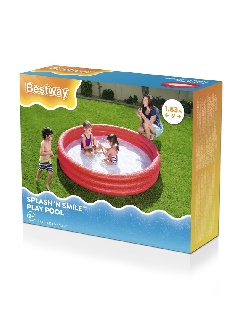 Bestway 1.83m x H33cm Splash 'n Smile Play Pool #51027 - Image 1