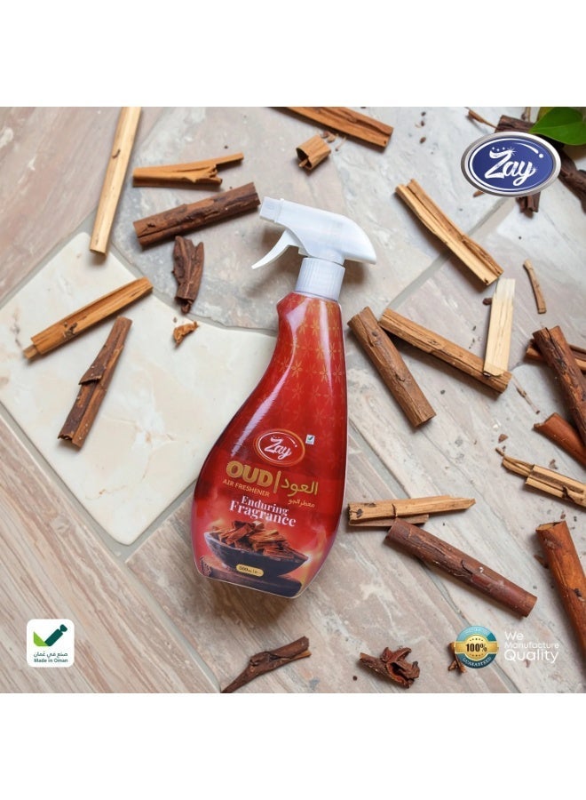 Zay Air Freshener Spray – 500ML Oud - Image 2