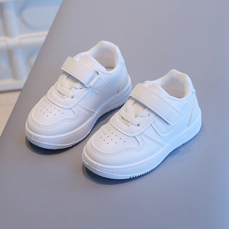 2023 Kids Sporty Sneakers Soft Sole Toddler Shoes Small white shoes 222 White 