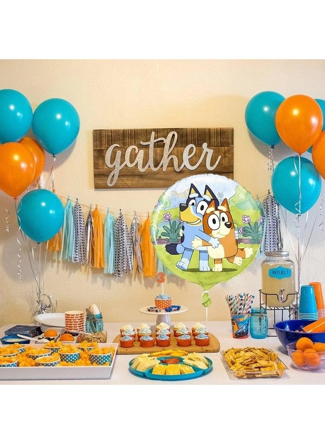 Unique Bluey Round Multicolor Foil Balloon - 18" | Premium Quality & Reusable - Perfect for Celebrations & Kids Parties (1 Count Pack) - Image 3