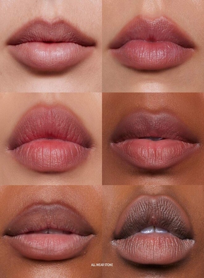 REFY Lip Blur Lip Liner Stone - Light Beige Brown, Creamy Blendable Formula, Soft-Focus Blurred Finish, Long-Wearing Lip Definition, 0.029 oz / 0.85 g - Image 4