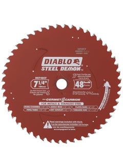 Diablo Diablo D0748F 7 1 4 In X 48 Tooth Steel Demon Ferrous Metal Cutting Saw Blade 7 1 4  - Image 1