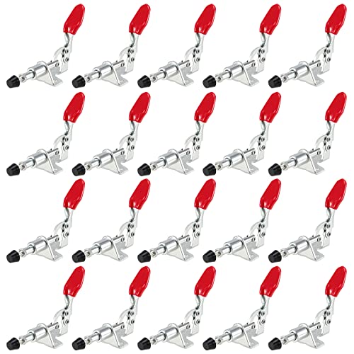 PINGEUI 20 Pack Adjustable Toggle Clamp 301 AM Push Pull Quick Release Action Toggle Clamp for Woodworking Welding - Image 1