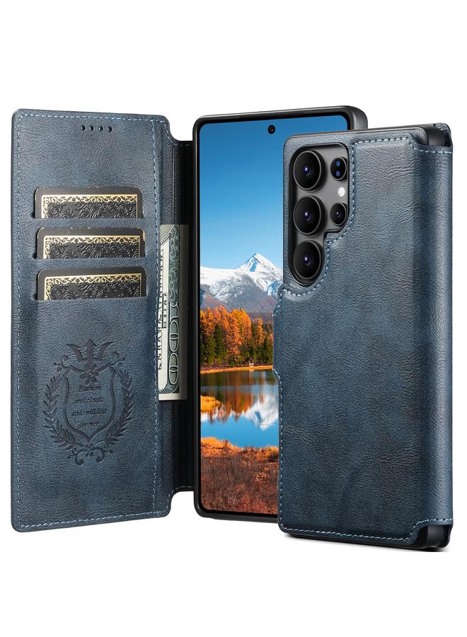 سوتين جراب لهاتف Samsung Galaxy S24 Ultra 5G Q05، جراب هاتف MagSafe متعدد الوظائف 2 في 1 قابل للفصل - Image 1