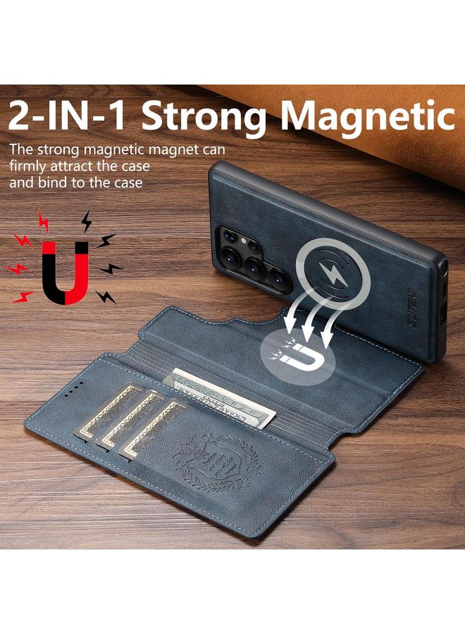 سوتين جراب لهاتف Samsung Galaxy S24 Ultra 5G Q05، جراب هاتف MagSafe متعدد الوظائف 2 في 1 قابل للفصل - Image 2