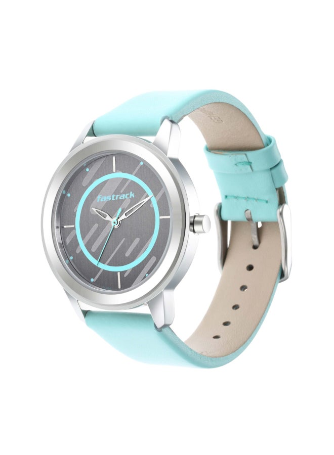 fastrack ساعة يد نسائية أنالوج رمادية من فاستراك - 6246SL01/NR6246SL01 - Image 2