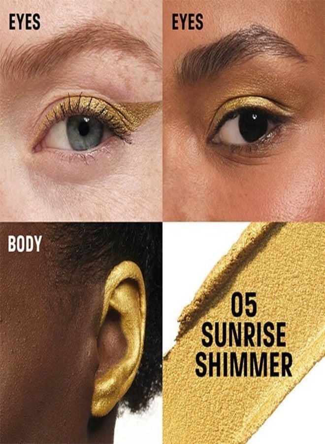 MAKE UP FOR EVER Artist Color Cream 05 (Sunrise Shimmer) 4g – Long-Lasting Multi-Use Cream Color for Eyes, Lips & Face - Image 2