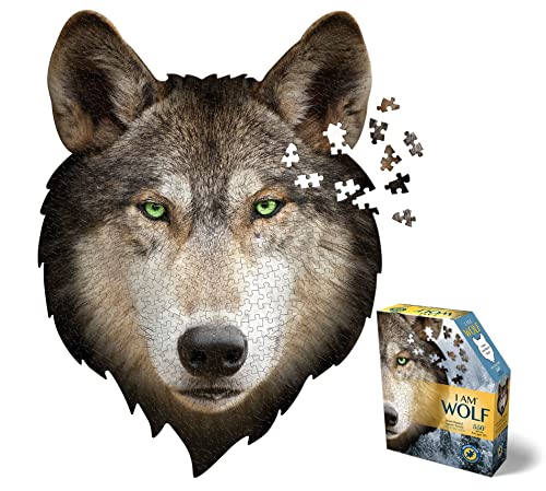 Madd Capp Puzzles - I AM Wolf - 550 pieces - Animal Shaped Jigsaw Puzzle - Image 5