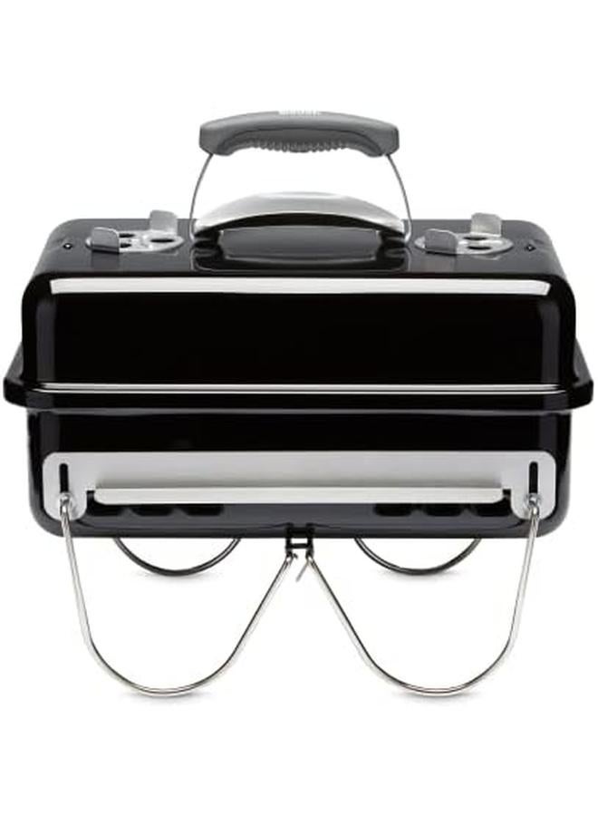 Weber Go Anywhere Barbecue Portable Charcoal Grill Porcelain Enameled Base And Lid 36.9Cm Height X 53.4Cm Width X 31Cm Depth - Image 2