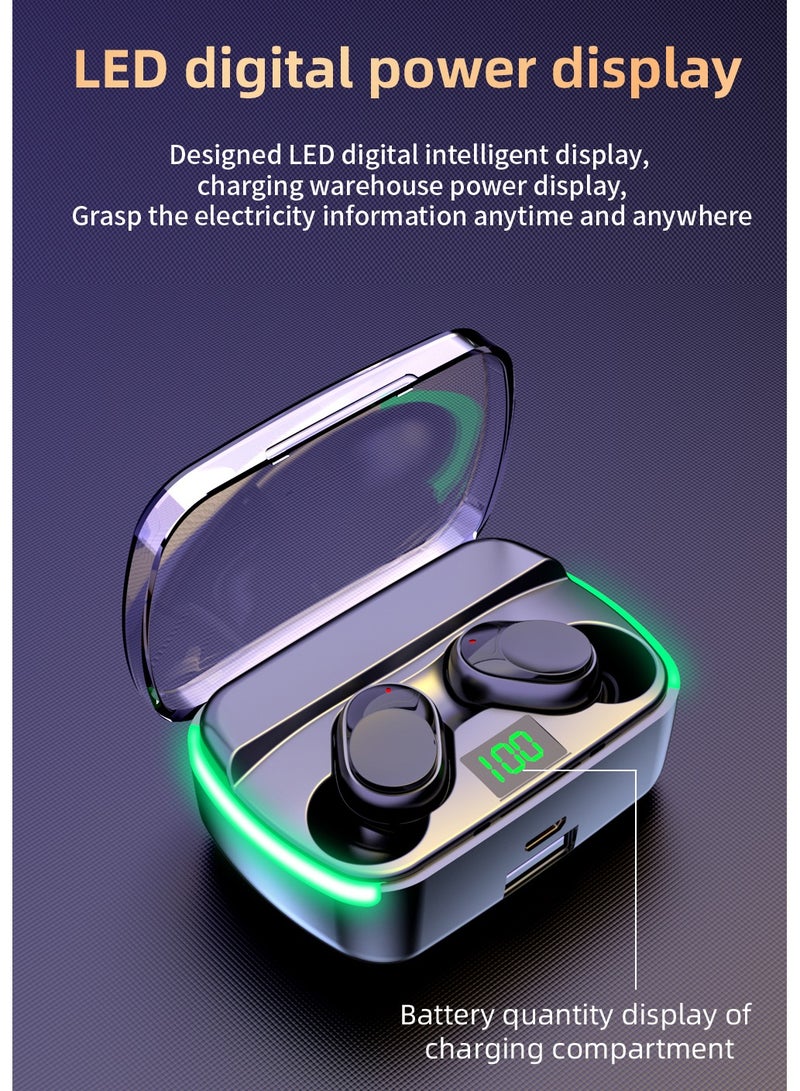 SAB In ear wireless headphones Bluetooth 5.3- with RGB lighting - Image 4