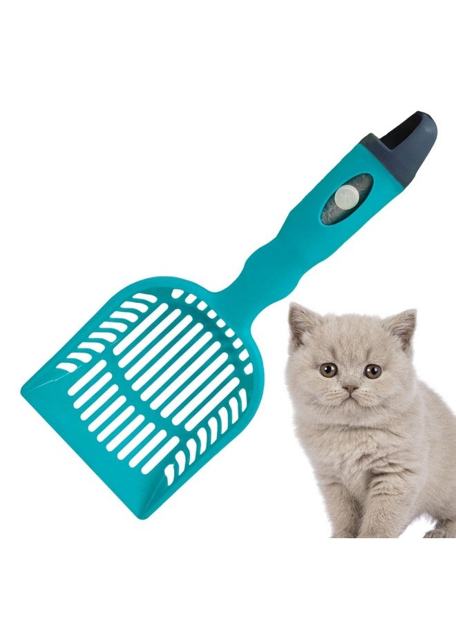 Western Era 'S Feline Waste Management Tool: Innovative Scooper With Integrated Bag Dispenser, Promotes Hygiene And Convenience, Long Handle For Easy Handling, Deep Shovel Design For Efficient Cleaning - Image 1