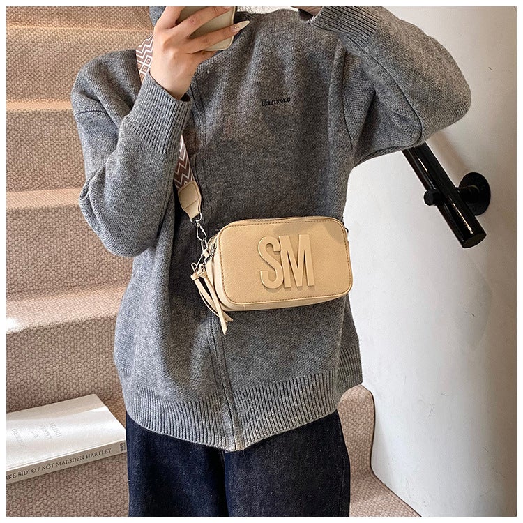 Fashion Women'S Bag Casual All-Match Niche Small Square Bag Wide Shoulder Strap Popular Shoulder Bag - Image 4