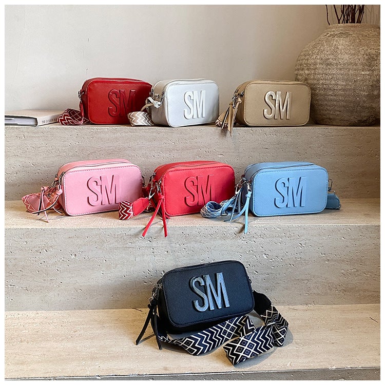 Fashion Women'S Bag Casual All-Match Niche Small Square Bag Wide Shoulder Strap Popular Shoulder Bag - Image 5