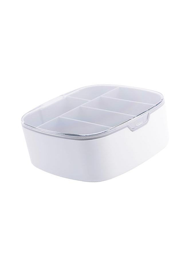 Thoraya Cable Organizer Box with Lid Plastic Power Strip Holder Desk Cord Storage Box for Messy Cables Wire Management  - Image 2