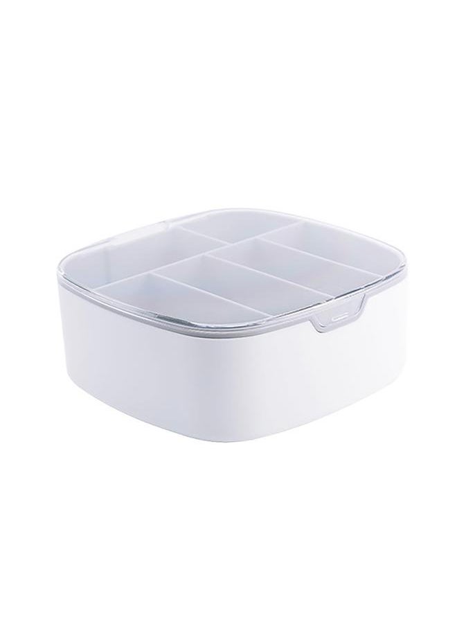 Thoraya Cable Organizer Box with Lid Plastic Power Strip Holder Desk Cord Storage Box for Messy Cables Wire Management  - Image 4