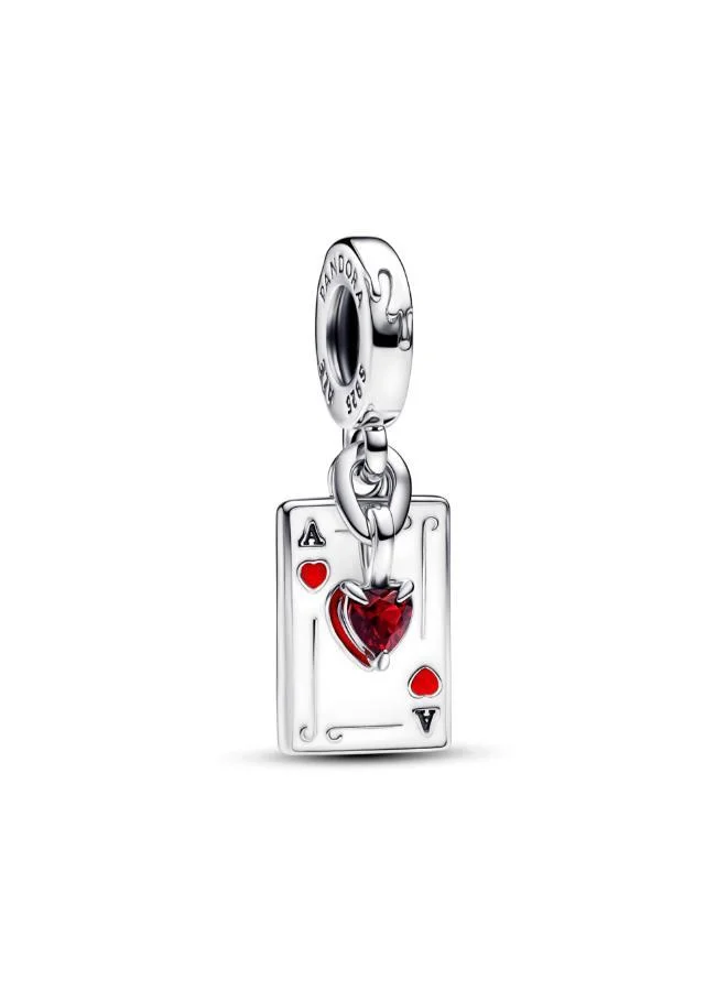 PANDORA Disney Villains Queen of Hearts Double Dangle Charm
