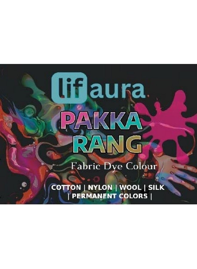 Prokart Lifaura Pakka Rang Fabric Dye Colour Natural dye for Fabric Pack of 5 Sachets | ShadeA-17 : Ebony Black| (5g Each 25g Pack) Prokart Lifaura Pakka Rang - Image 2