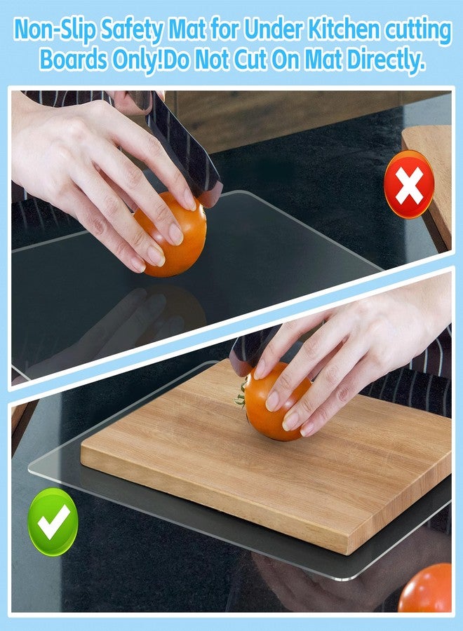 Maylanny Non Slip Pads for Cutting Boards, Clear Grip Mat Under Cutting Boards, Secure Anti Slip Mats for the Perfect for Chefs and Home Cooks, Dishwasher Safe（10 x 15 Inch,1 Pad) - Image 4