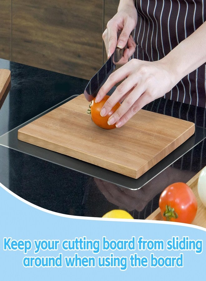 Maylanny Non Slip Pads for Cutting Boards, Clear Grip Mat Under Cutting Boards, Secure Anti Slip Mats for the Perfect for Chefs and Home Cooks, Dishwasher Safe（10 x 15 Inch,1 Pad) - Image 2