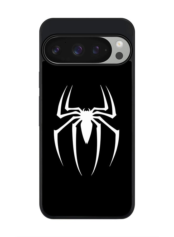 Stylizedd For Google Pixel 9 Pro Case,Slim fit Camera Protection, Shockproof Thin Phone cover - Spidermark (Black)  - Image 1