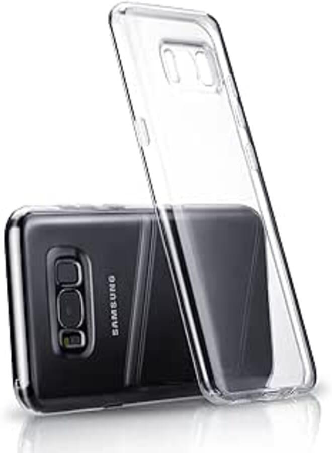 Super Shine Crystal Clear Cover for Samsung Galaxy S8 Plus Ultra Protection and Drop Absorbtion with 1.5mm Thin Case - Transparent