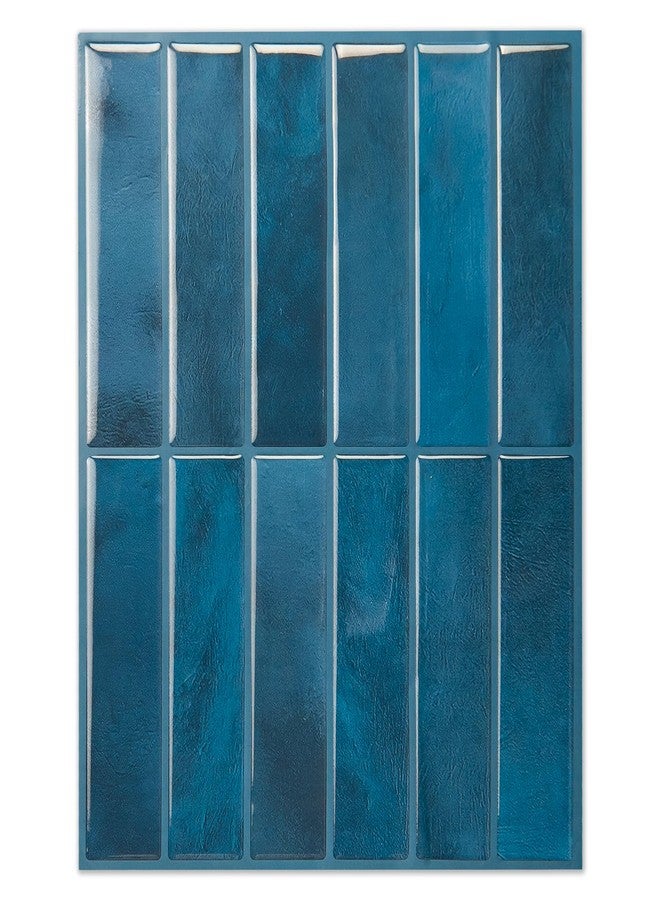 LONGKING 10-Sheet Blue Peel and Stick Backsplash for Kitchen Wall, Kitchen Backsplash Tiles, Wall Tiles, 11.4" x 9" - Image 1