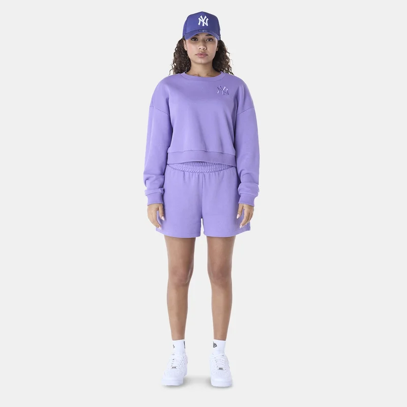 NEW ERA Purple Women's MLB New York Yankees League Essential Sweatshirt for Women | Best Price UAE