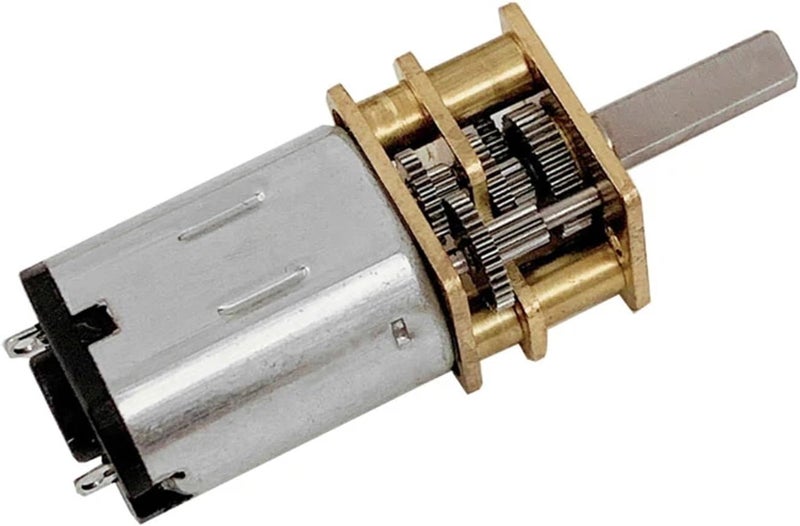 GA12-N20 DC 3V 6V 12V عجلة محرك ميكرو معدنية بترس دقيقة، سرعة دوران 30RPM/50RPM/60RPM/100RPM/150RPM/200RPM/300RPM/600RPM/1000RPM، 1 قطعة (150RPM، 6V) - Image 3