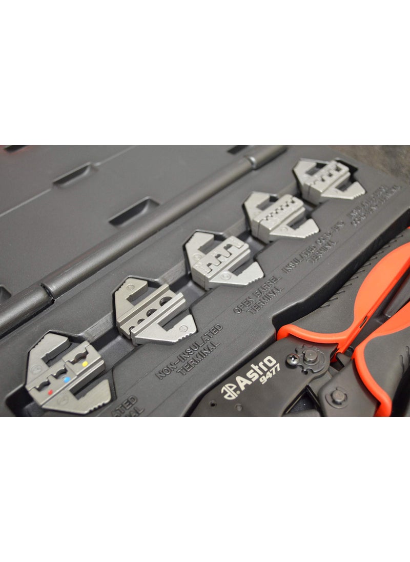 Astro Pneumatic Tool Astro Pneumatic Tool 9477 7-Piece Professional Quick Interchangeable Ratchet Crimping Tool Set  - Image 2
