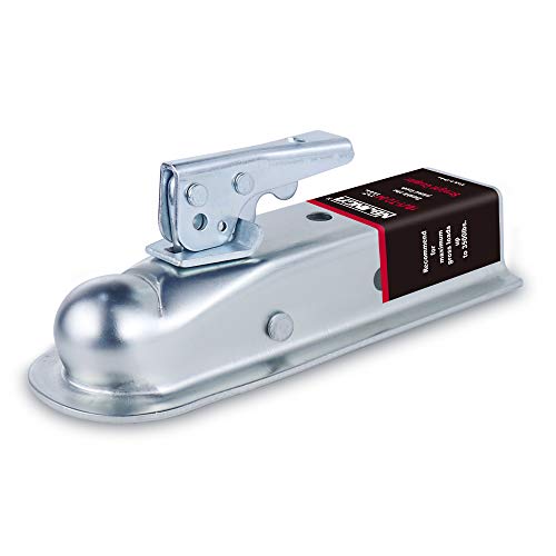 Straight Trailer Coupler 2 Ball 2 Channel Width 3500 LBSTrailer Tongue Coupler