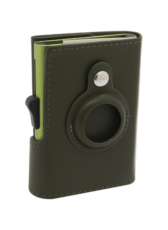 سي-سيكيور محفظة بطاقات كاجوال جلد أخضر - Image 2