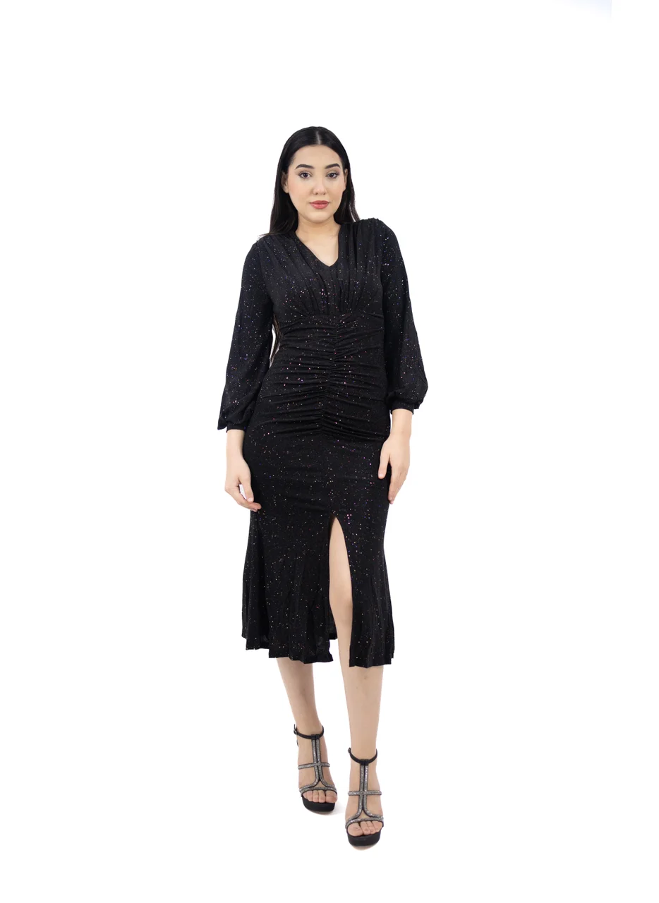 ان لاف Embroidered Rose Lily Dress