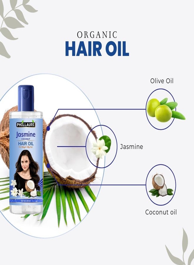 Phillauri Jasmine Coconut Hair Oil For Healthy Hair and Hair | Coconut Hair oil For men | Coconut Hair oil for women | Jasmine coconut hair oil - Image 3