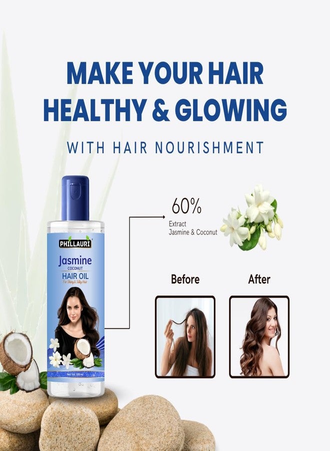 Phillauri Jasmine Coconut Hair Oil For Healthy Hair and Hair | Coconut Hair oil For men | Coconut Hair oil for women | Jasmine coconut hair oil - Image 5