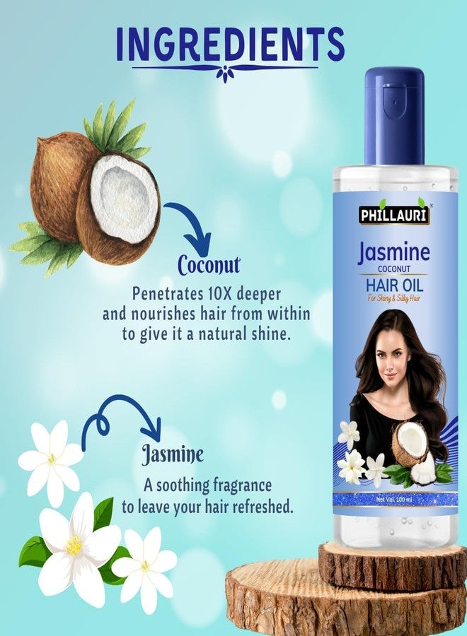 Phillauri Jasmine Coconut Hair Oil For Healthy Hair and Hair | Coconut Hair oil For men | Coconut Hair oil for women | Jasmine coconut hair oil - Image 2