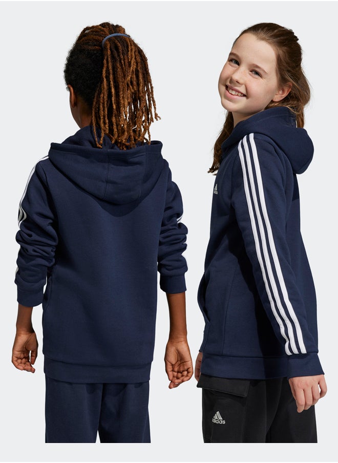 Adidas Essentials 3-Stripes Fleece Full-Zip Hoodie  - Image 2