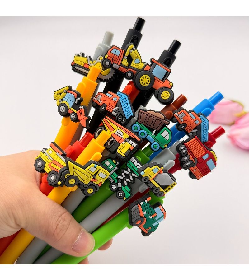 Color Engineering Vehicle Ballpoint Pens 12pcs Set Smooth Writing - Image 3