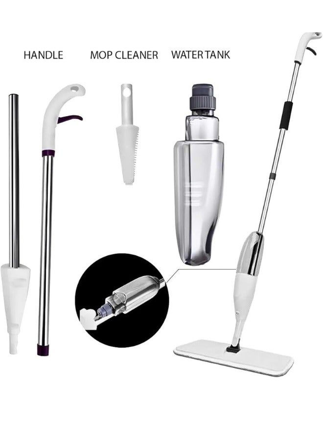 Chase Up Spray Mop for Floor Cleaning Wet Dry Microfiber Mop with 500 ml Refillable Bottle for Kitchen Wood Floor Hardwood Laminate Ceramic Tiles Floor Dust Cleaning - Image 2