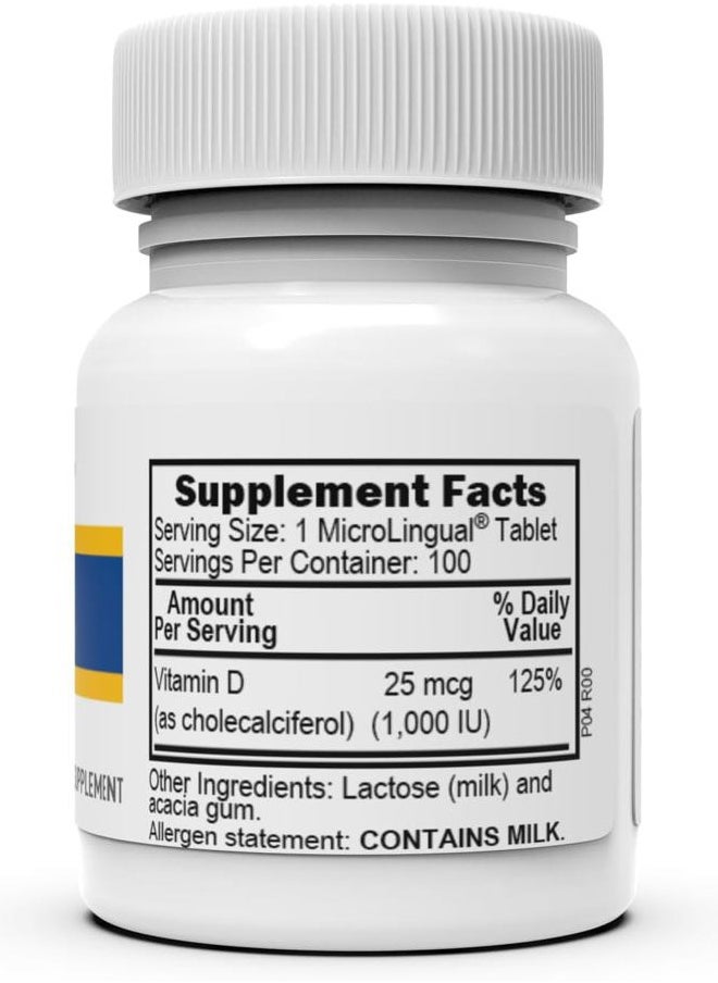 Superior Source Vitamin D3 1000 IU - Offers Immune System, Brain & Nervous System Support - Aids Calcium Absorption for Teeth & Bone Health - Bariatric Friendly - 100 Sublingual Dissolving Tablets  - Image 2