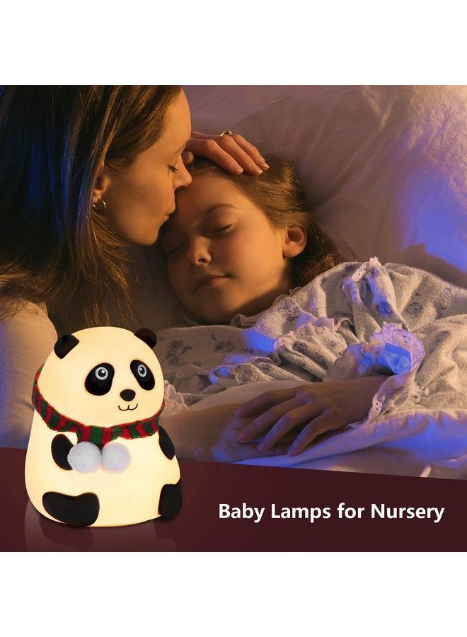 GoLine Cute Panda Gifts Night Lights For Girls Boys Bedroom Gifts For Toddlers Babies Boys 7 Colors Changing Night Light For Bedroom With Remote Control. - Image 5