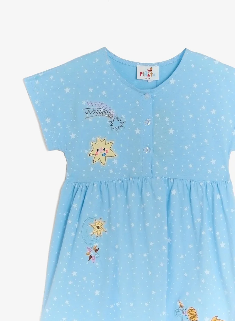 Pinata  Unicorn Star Print Summer Dress for Women | Best Price UAE