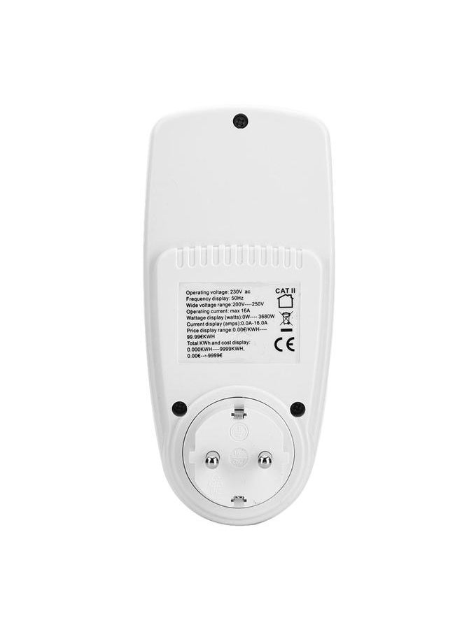 Thoraya Electricity Usage Monitor Power Meter Plug KWH Consumption Analyzer with LCD Display  - Image 4