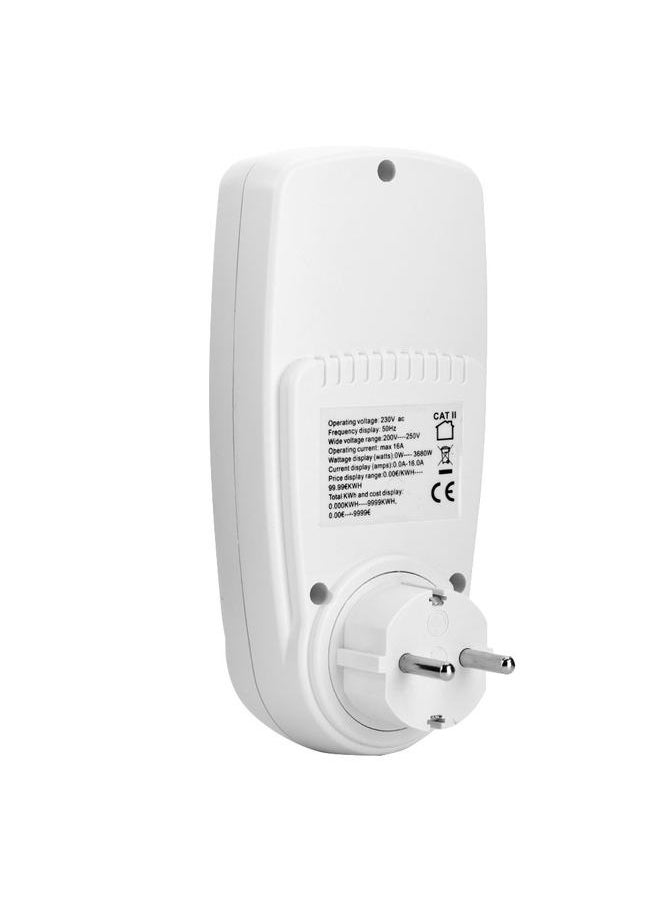 Thoraya Electricity Usage Monitor Power Meter Plug KWH Consumption Analyzer with LCD Display  - Image 3