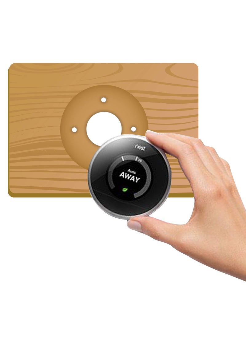 Humble Abode Creations Nest Thermostat Wall Plate 6 Inch Bamboo Plate Fits Generation 1 2 E Nests 