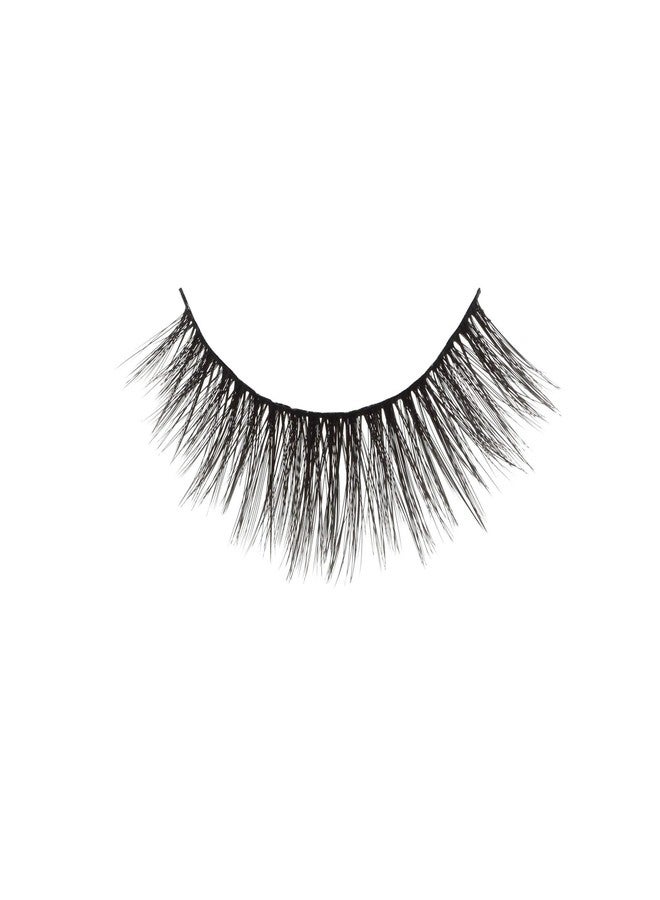 Amorus 3D Hand made Faux Mink Purple Lashes #18 Nature fluffy light Reusable (12 PACK) - Image 2