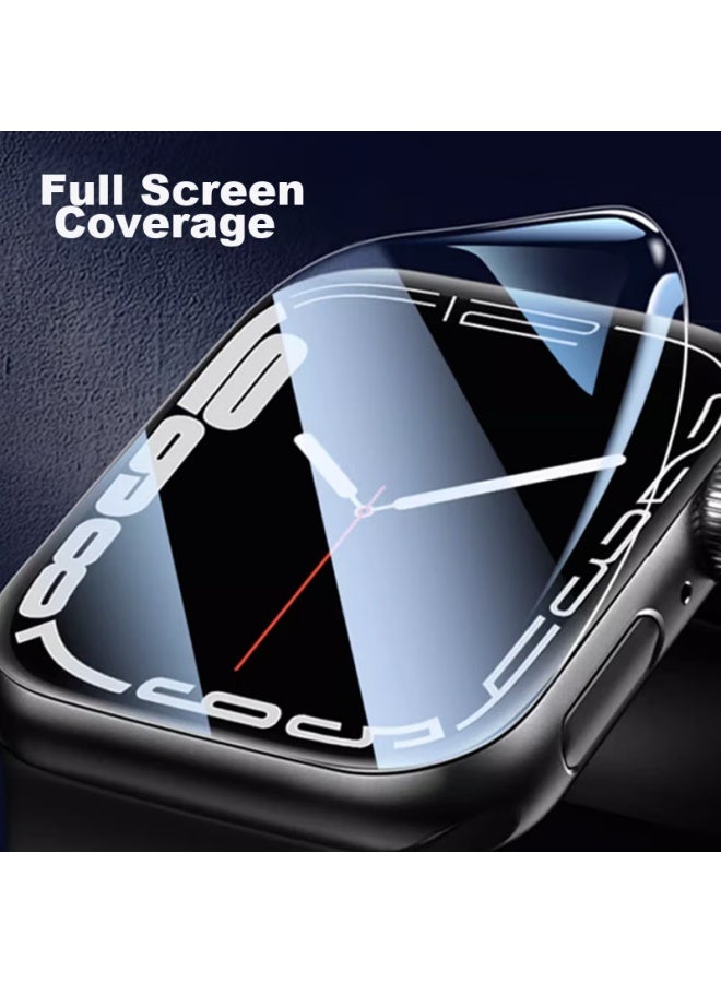 Maikuqi Compatible With Apple Watch Screen Protector For S8/se2, Universal For Apple Watch 7/6/5/4, 41/40mm Full Screen Coverage, Anti-scratch, Anti-fingerprint, Hydrogel Film - 2 Pack - Image 5