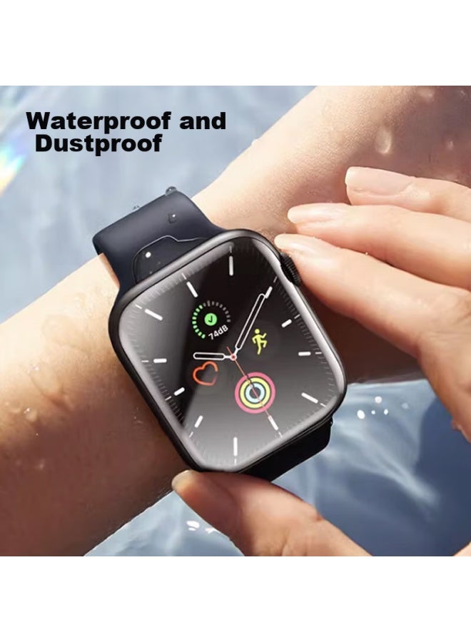 Maikuqi Compatible With Apple Watch Screen Protector For S8/se2, Universal For Apple Watch 7/6/5/4, 41/40mm Full Screen Coverage, Anti-scratch, Anti-fingerprint, Hydrogel Film - 2 Pack - Image 4
